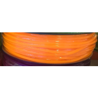 Silicone Air Line Tubing Fluro Orange Per Meter