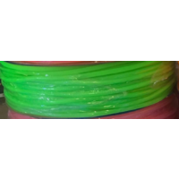 Silicone Air Line Tubing Fluro Green Per Meter