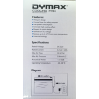 Dymax Vortex W8 Cooling Fan