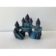 Small Blue Castle Ornament
