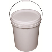 20lt White Bucket with Lid