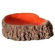 Aqua One Hermit Crab Tree Stump Bowl Orange Small
