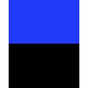 Blue & Black - Double Side Background 60cm wide
