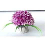 Artificial Plant Two-Tone Purple/White