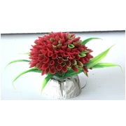 Artificial Plant Two-Tone Red/Green
