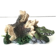 Crocodile in Log Bubbler