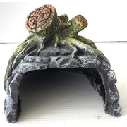 Cave Ornament with Log