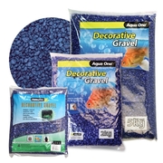 Aqua One Decorative Gravel 2kg Deep Blue 7mm