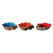 Aqua One Hermit Crab Tree Stump Bowl Blue Large