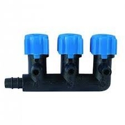Aqua One Airline Gang Valve - 3 Way