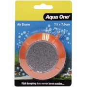 Aqua One PVC Encased Disk Airstone Small 7.5 x 7.5cm