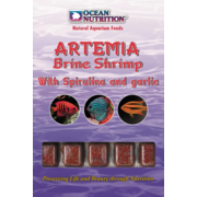 Ocean Nutrition Frozen Artemia Brine Shrimp with Spirulina & Garlic  Pack 100g